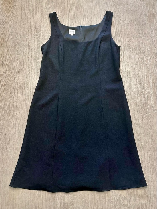 Armani Collezioni Dresses & Skirts - Armani Collezioni Little Black Dress Swing Hem Wool Blend Made in Italy Size 8